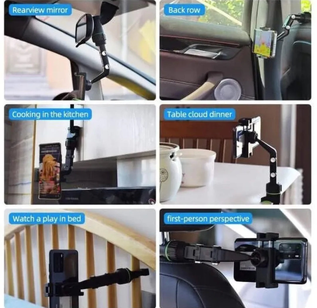 360° Mirror Mount Truck Auto Bracket Holder Cradle