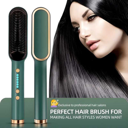Professional Electric Hair Straightener Comb Brush