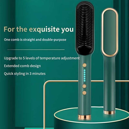 Professional Electric Hair Straightener Comb Brush